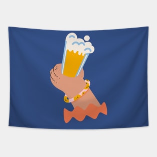 Beer in Hand Tapestry