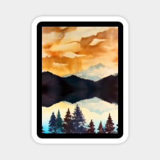 Forest Painting Magnet