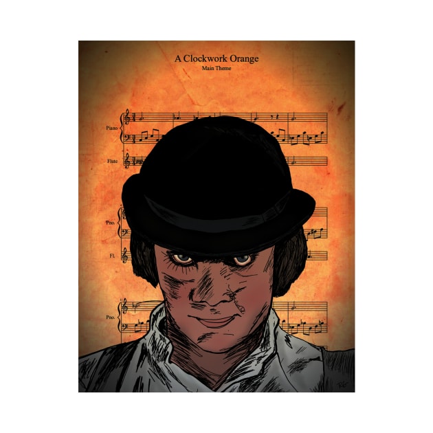 A Clockwork Orange by RG Illustration