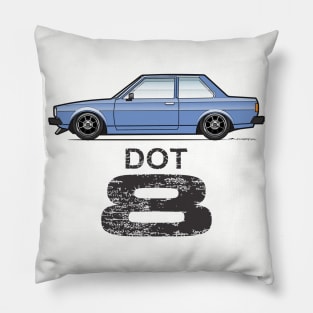 Dot 8 Blue Pillow