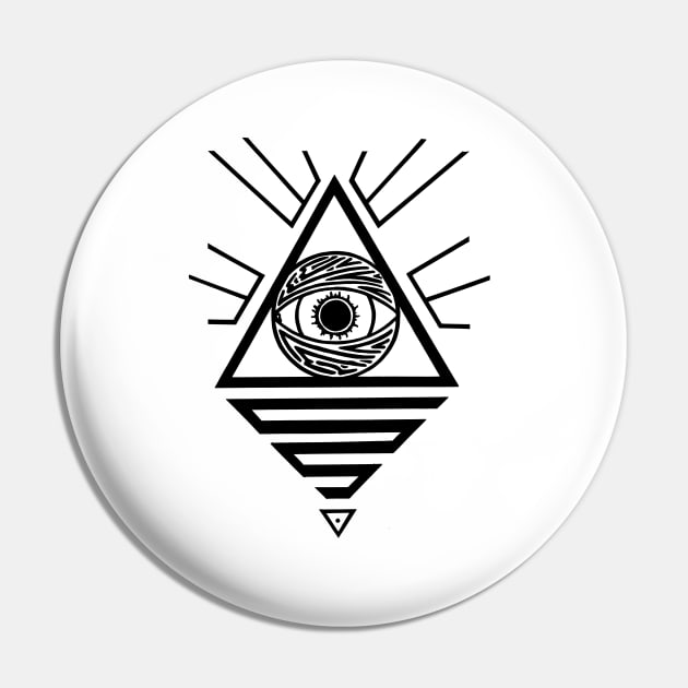 All Seeing Eye Pin by odinseyecustoms