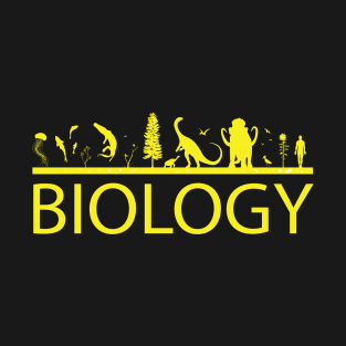 Biology (Yellow Print) T-Shirt