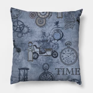 TIME a steampunk life Pillow