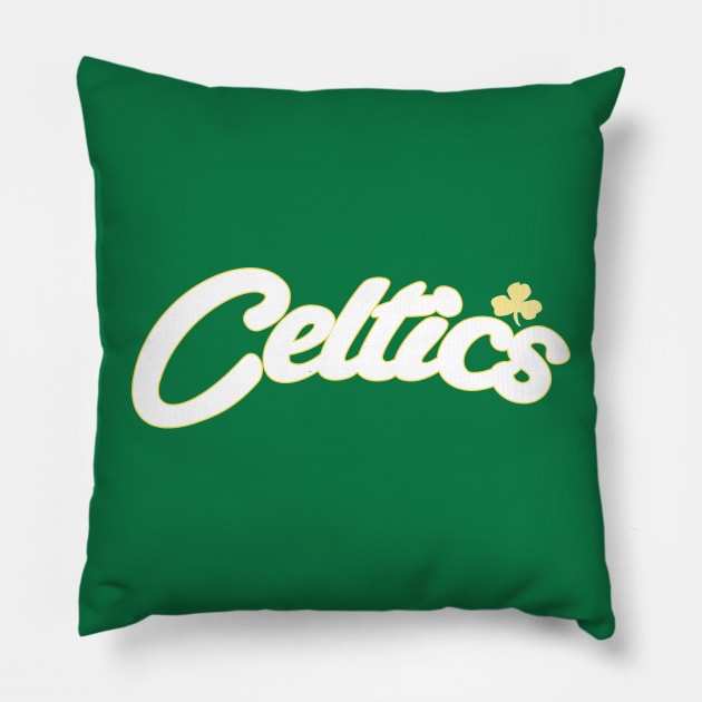 boston celtics Pillow by BossGriffin