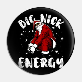 Big Nick Energy Cool Santa Claus Pin