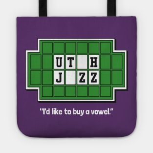 Utah Jazz Basketball - Funny Game show Board Tote