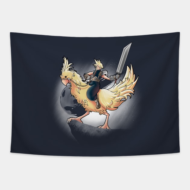 Final Chocobo Tapestry by Cromanart
