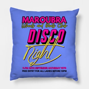 MAROUBRA DISCO WHEELS AND DEALS DISCO NIGHT Pillow