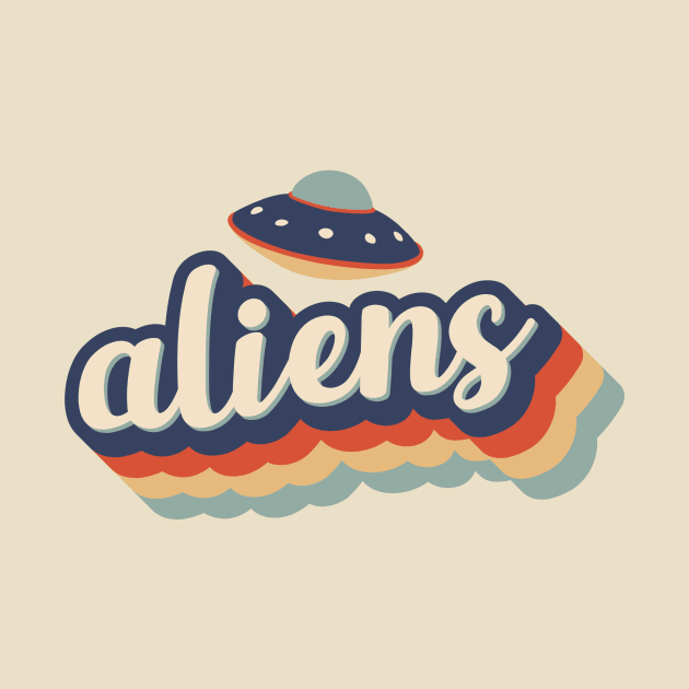 Aliens UFO Tee by CubeRider