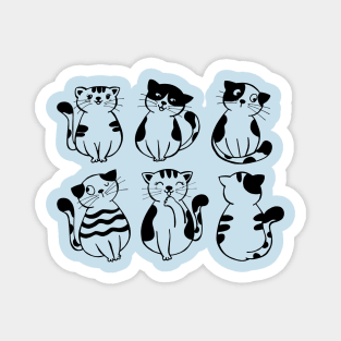 Cute Cats Magnet