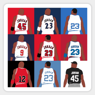 Michael Jordan #23 Bulls Jersey  Sticker for Sale by Lumared