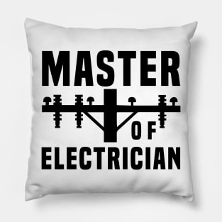 Master of electrician Pillow