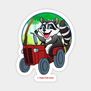 Tractor Critters Raccoon Magnet