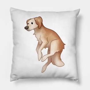 Cozy Golden Retriever Pillow