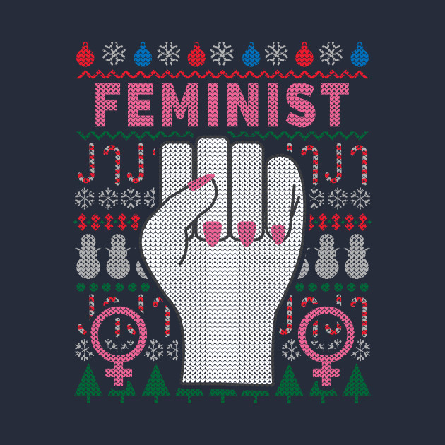 feminist christmas sweater