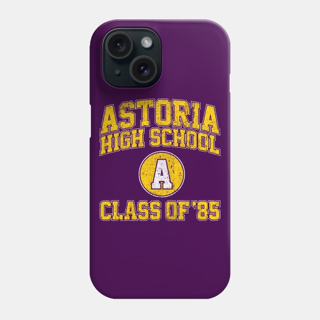 Astoria High School Class of 85 (Variant) - The Goonies Phone Case by huckblade