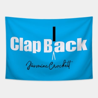 Clap Black - Jasmine Crockett - Front Tapestry