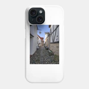 Old alley in Quedlinburg Phone Case