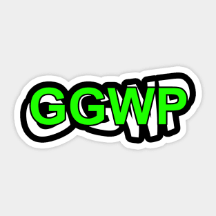 Ggwp Stickers, Unique Designs