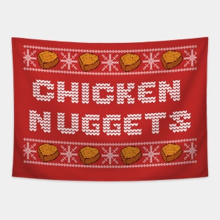 Christmas Chicken Nuggets Tapestry