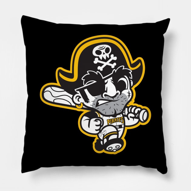 Let's Go Pirates! Pillow by ElRyeShop