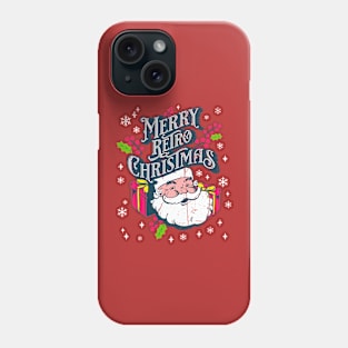 Merry Retro Christmas Phone Case