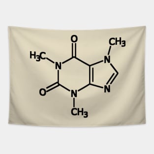 Caffeine Structure Chemistry Coffee Tapestry