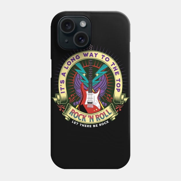 Long Way To Rock N Roll Phone Case by RockReflections