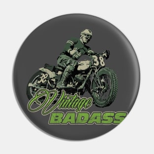 Vintage Badass Pin