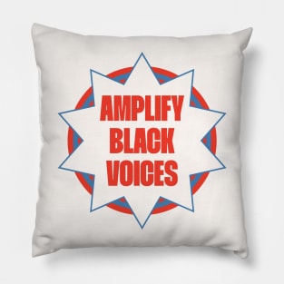 Amplify Black Voices - BIPOC Visibility Pillow