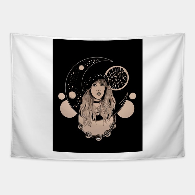 Stevie Nicks Moon Tapestry by woleswaeh