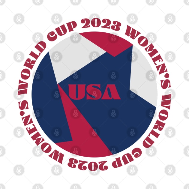 USA Soccer Women's World Cup 2023 United States by Designedby-E