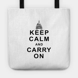 Capitol Keep Calm White Tote