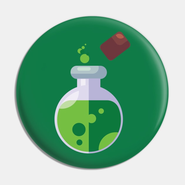 Green Potion Pin by Teemperor