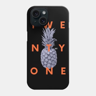 twentyone pineapple art Phone Case