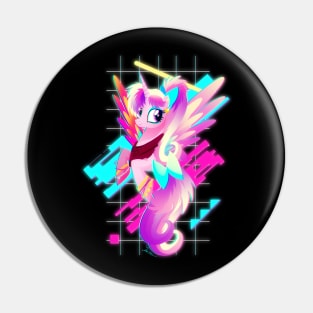 Synthwave Princess Cadance Pin