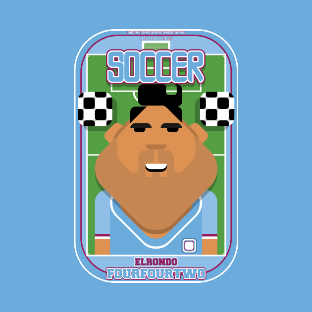 Soccer/Football Sky Blue - Elrondo Fourfourtwo - Seba version by Boxedspapercrafts