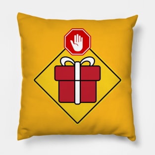 Alert Warning Gift Pillow