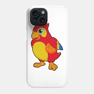 Parrot at Basketball Sports Phone Case