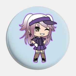 Gacha Purple Cuteness By Froggy Pin