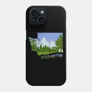 Washington State Outline Phone Case