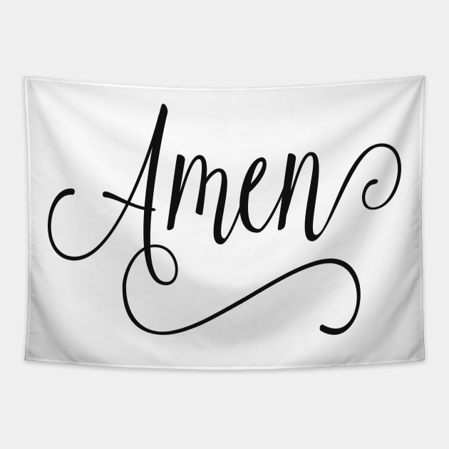 Amen Tapestry by NimbleMuse