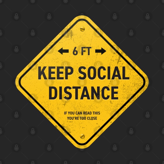 Keep social distance 6ft – Coronavirus COVID-19 Design by Optimix