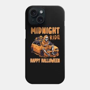 Jdm Spooky Halloween Style Skeleton Pumpkin JDM Drift Car Phone Case