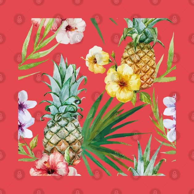 Tropical floral pattern by GreekTavern