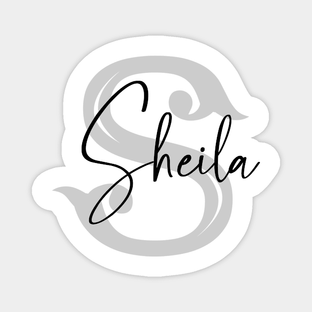 Sheila Second Name, Sheila Family Name, Sheila Middle Name Magnet by Huosani