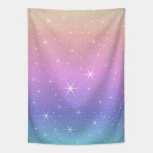 Pastel Ombre Unicorn Gradient Sparkle Pattern Tapestry