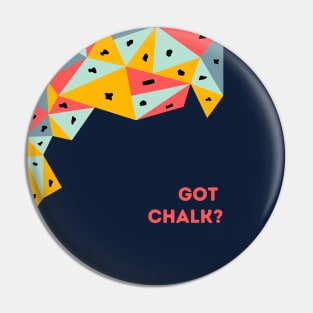 Got Chalk? Bouldering Red Pin