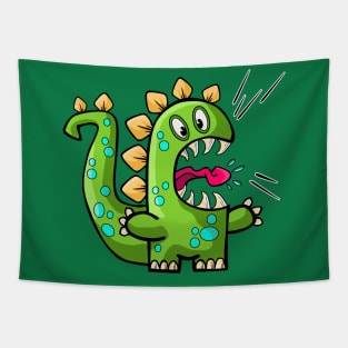 Little Dinosaur Big Roar Tapestry