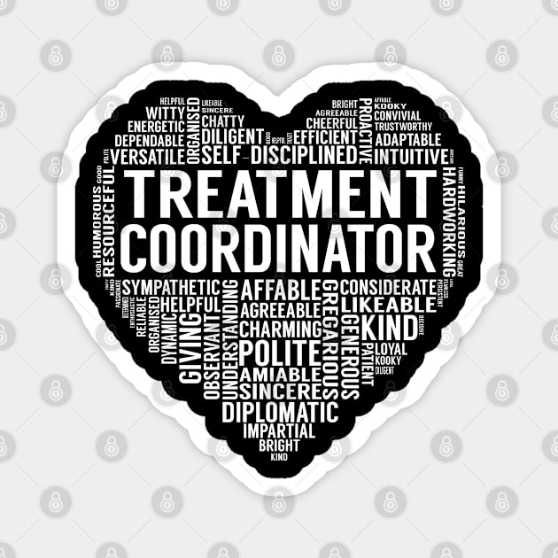 Treatment Coordinator Heart Magnet by LotusTee